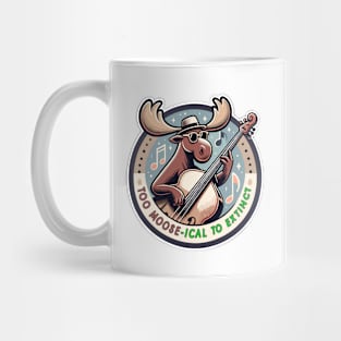 Moose ical Maestro, Strumming Strings to Conservation Beats Mug